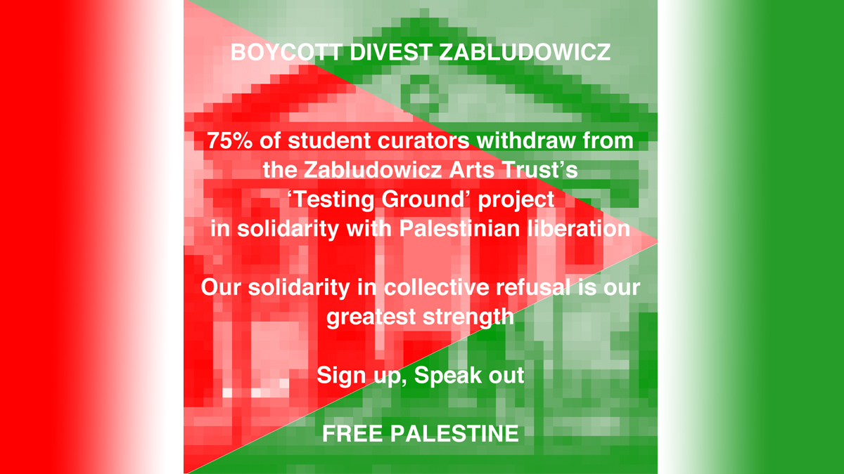 Mass Withdrawal of Student Curators from ‘Testing Ground’ BDZ