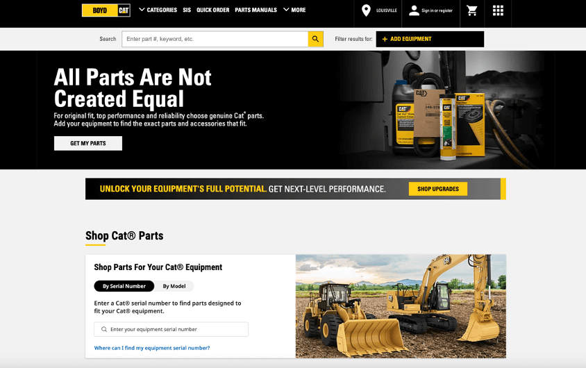 Cat® Parts Lookup Guide Boyd CAT