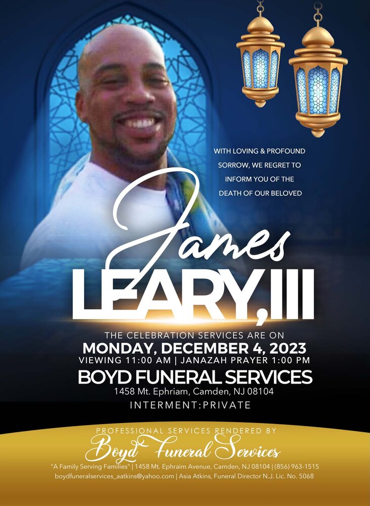 Obituary of James Leary to Boyd Funeral Home, Boyd Funera...