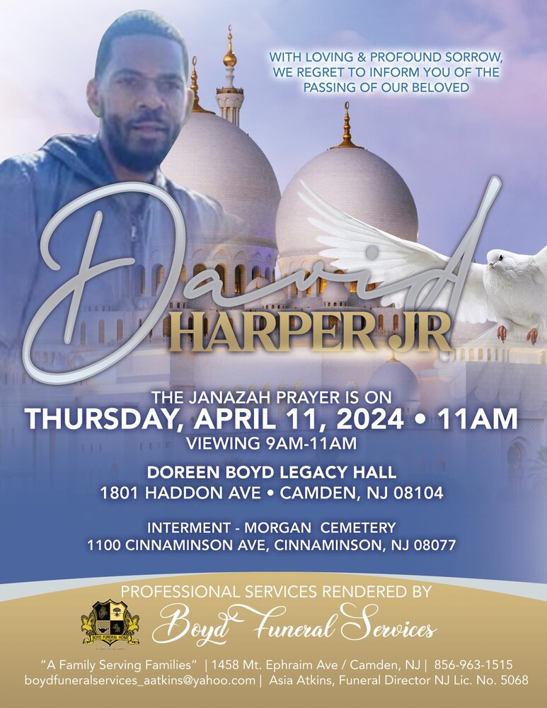 Obituary of David Harper Jr to Boyd Funeral Home, Boyd F...