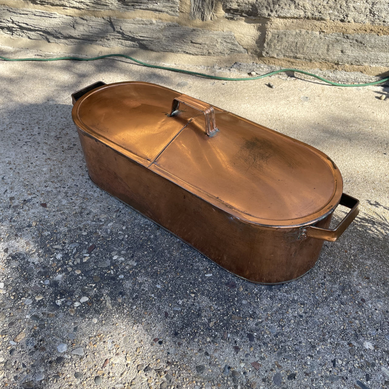 Large Copper Fish Poacher Boyd's Antiques