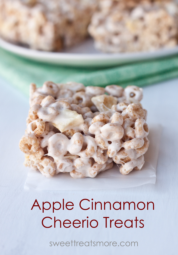 Apple Cinnamon Cheerio Treats Kristy Denney