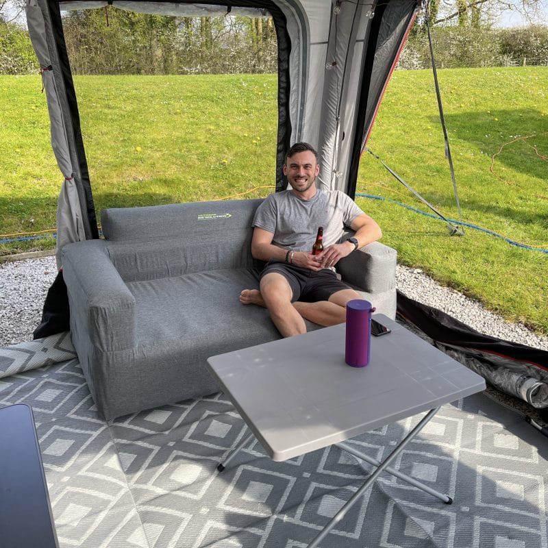 Outdoor Revolution Campeze Inflatable Sofa Boys in the Bailey