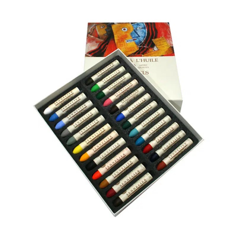 Boite de 24 pastels à l'huile "Universel" Sennelier Bozar Passion
