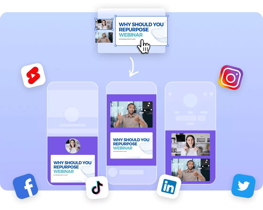 Resize Video Online For Free Vizard.ai