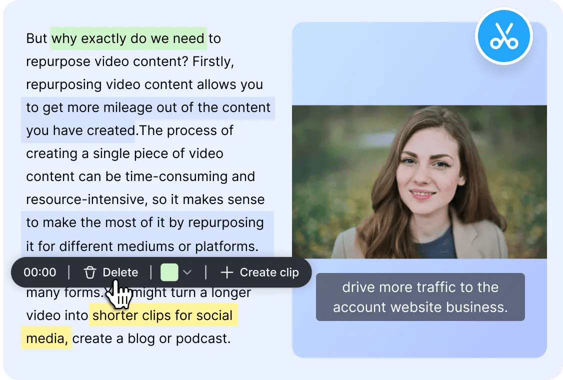 YouTube Clip Maker Clip or Trim with AI, Free Forever