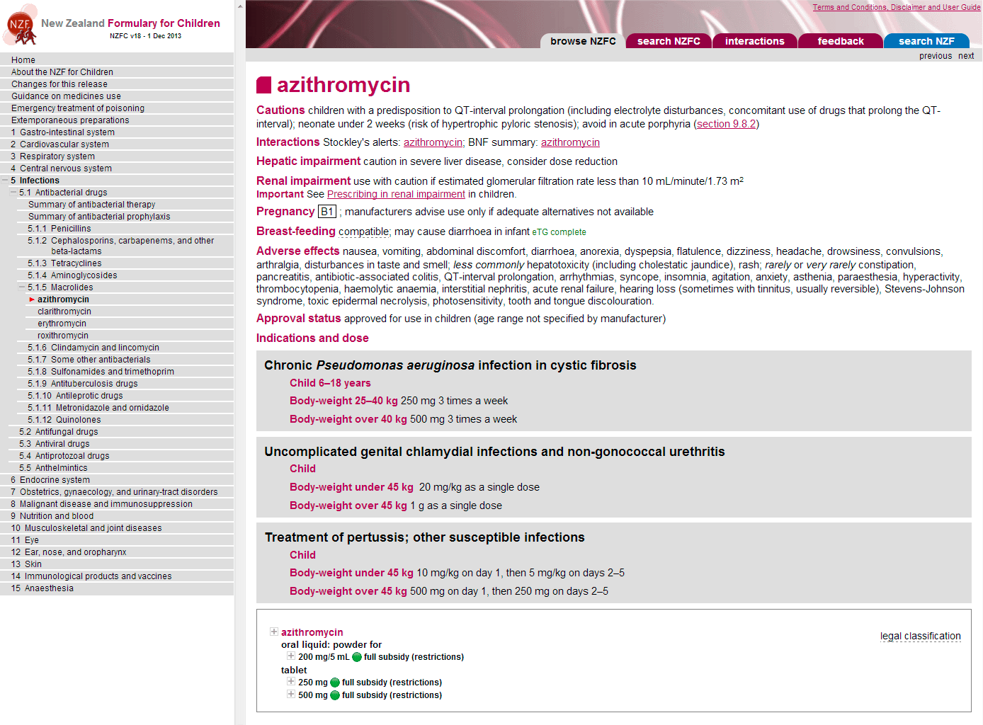 The New Zealand Formulary for children BPJ 57 December 2013