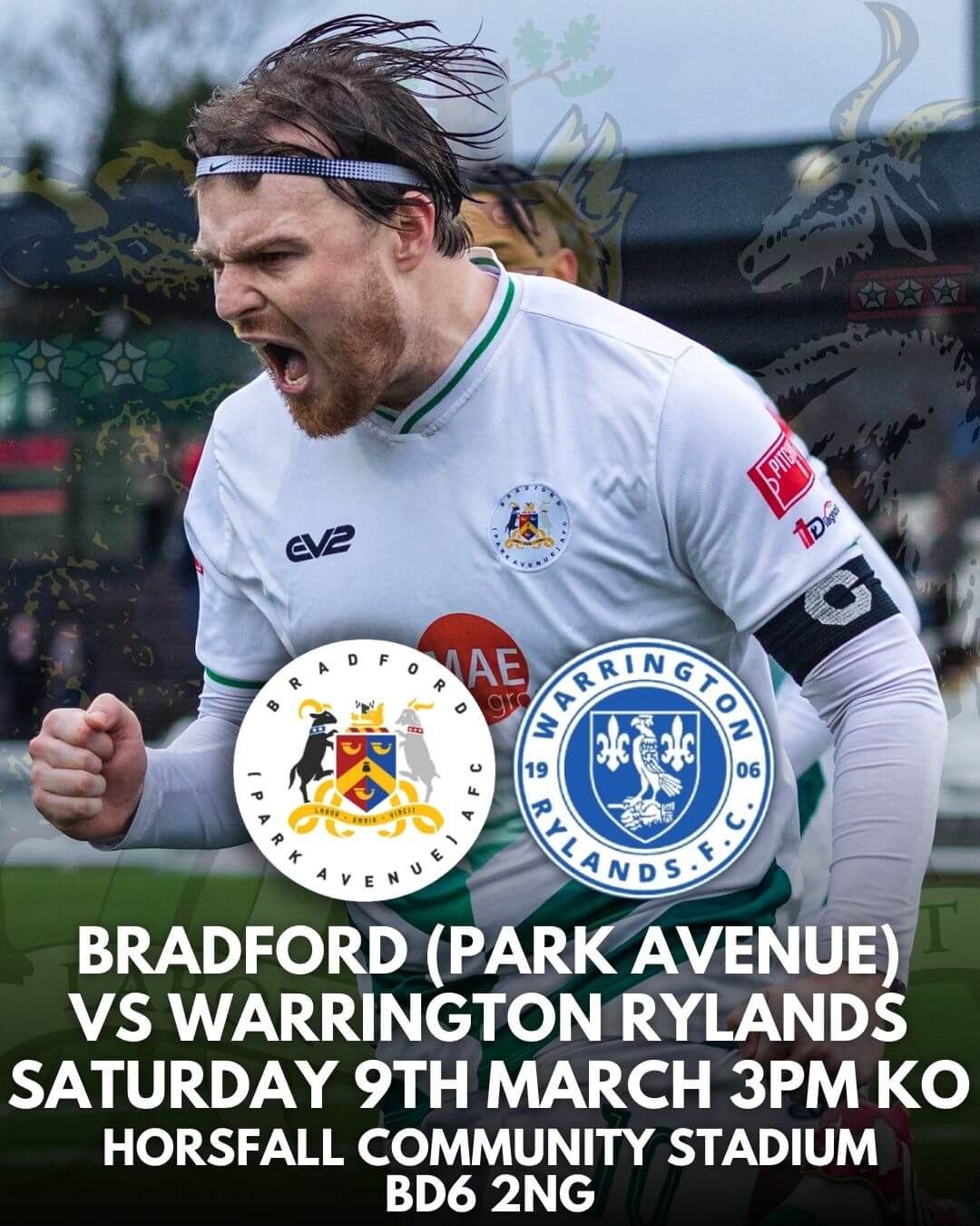 Bradford (Park Avenue) AFC News AVENUE FACE WARRINGTON RYLANDS THIS