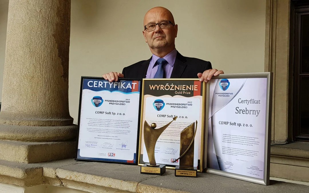 COMP Soft Sp. z o.o kolejny raz wyróżniony jako przedsiębiorstwo