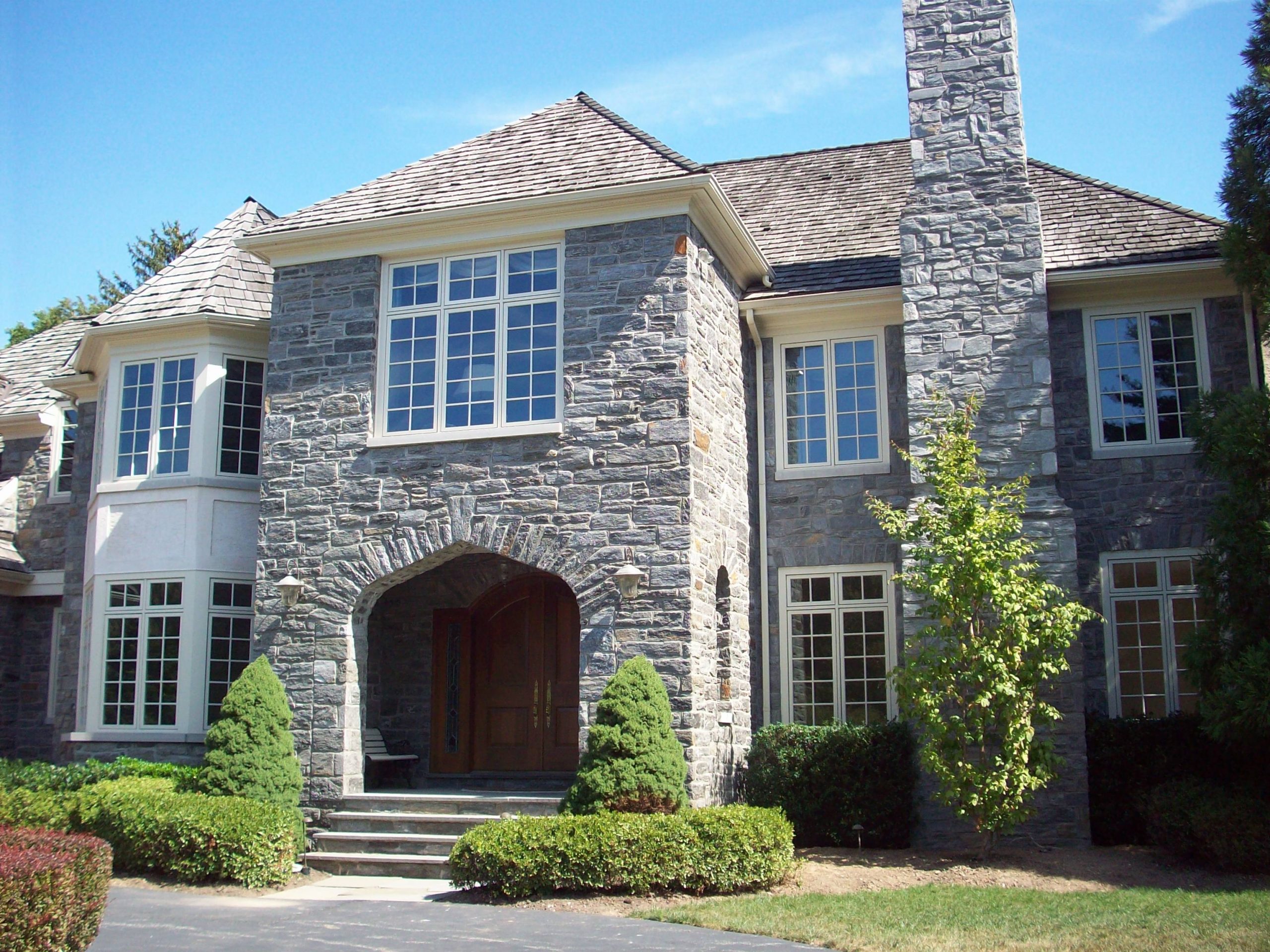 2″ REAL STONE ON HOUSE IDLEWILD RD, GLADWYNE Residential