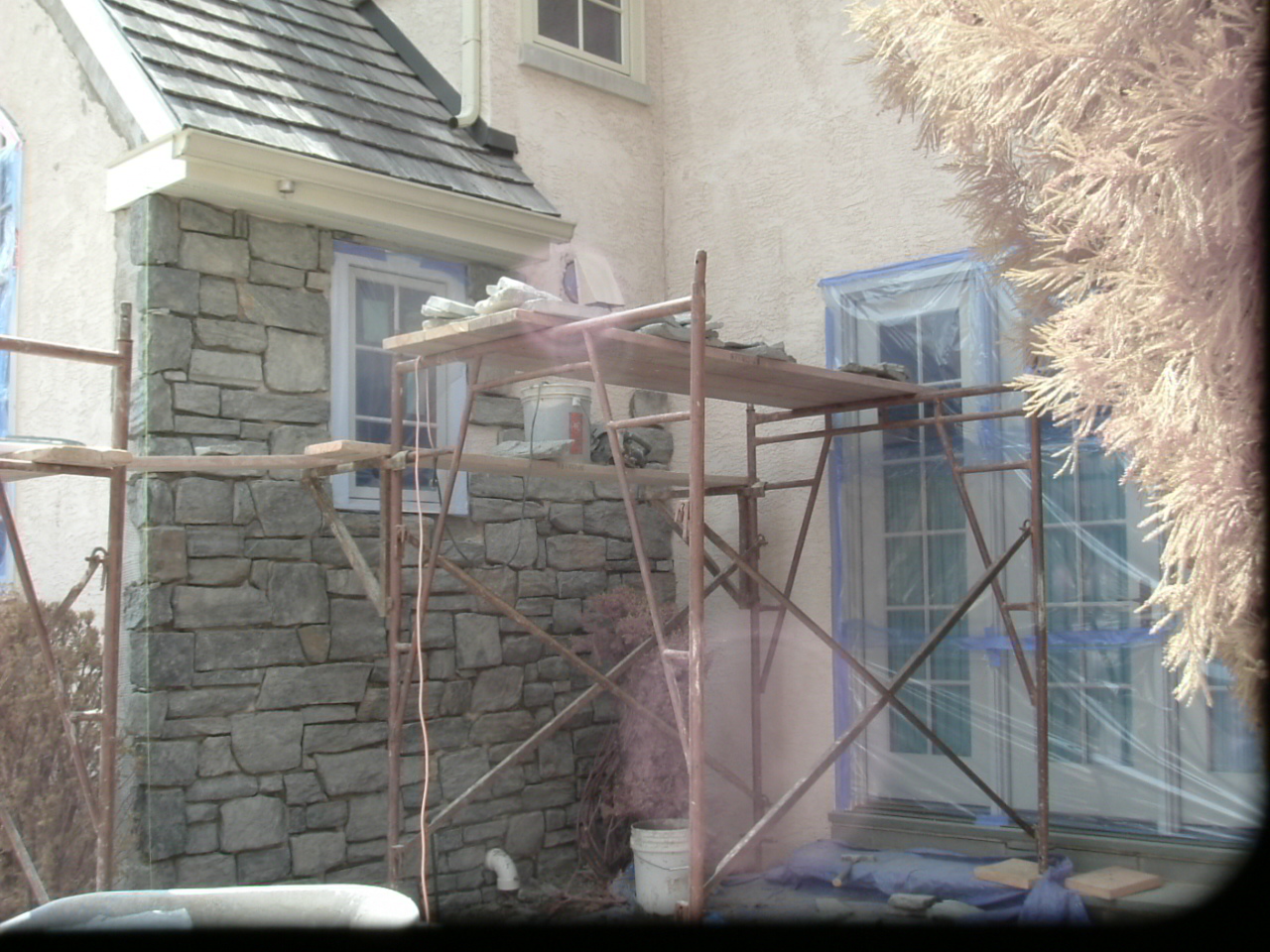 2″ REAL STONE ON HOUSE IDLEWILD RD, GLADWYNE Residential