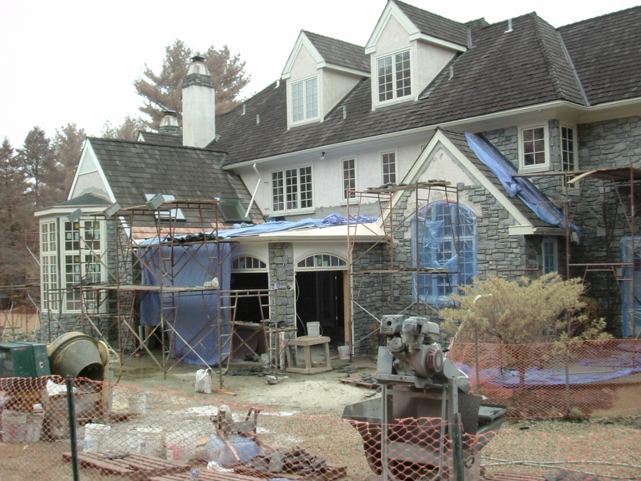 2″ REAL STONE ON HOUSE IDLEWILD RD, GLADWYNE Residential