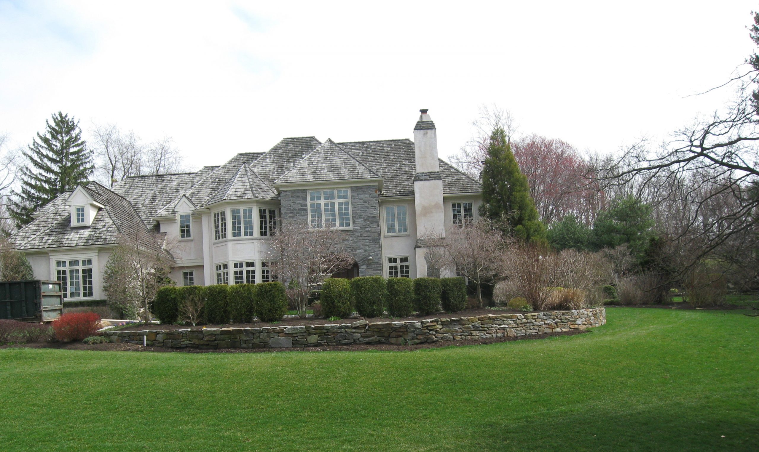 2″ REAL STONE ON HOUSE IDLEWILD RD, GLADWYNE Residential & Commercial Construction Newtown