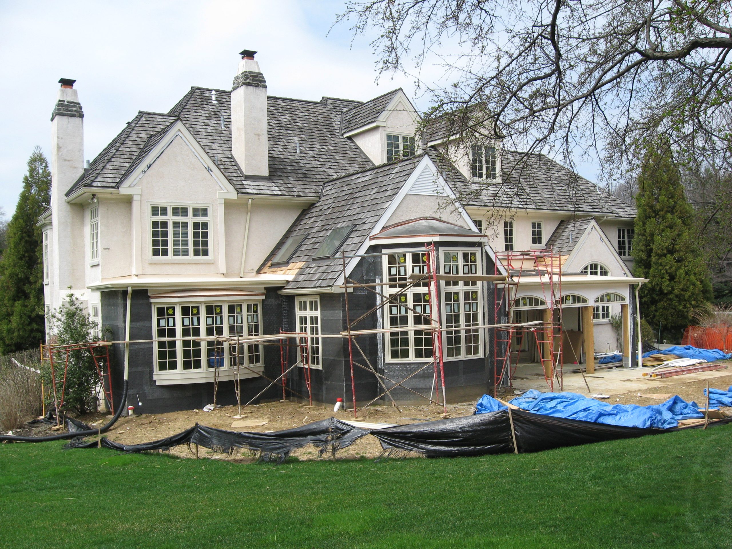 2″ REAL STONE ON HOUSE IDLEWILD RD, GLADWYNE Residential & Commercial Construction Newtown