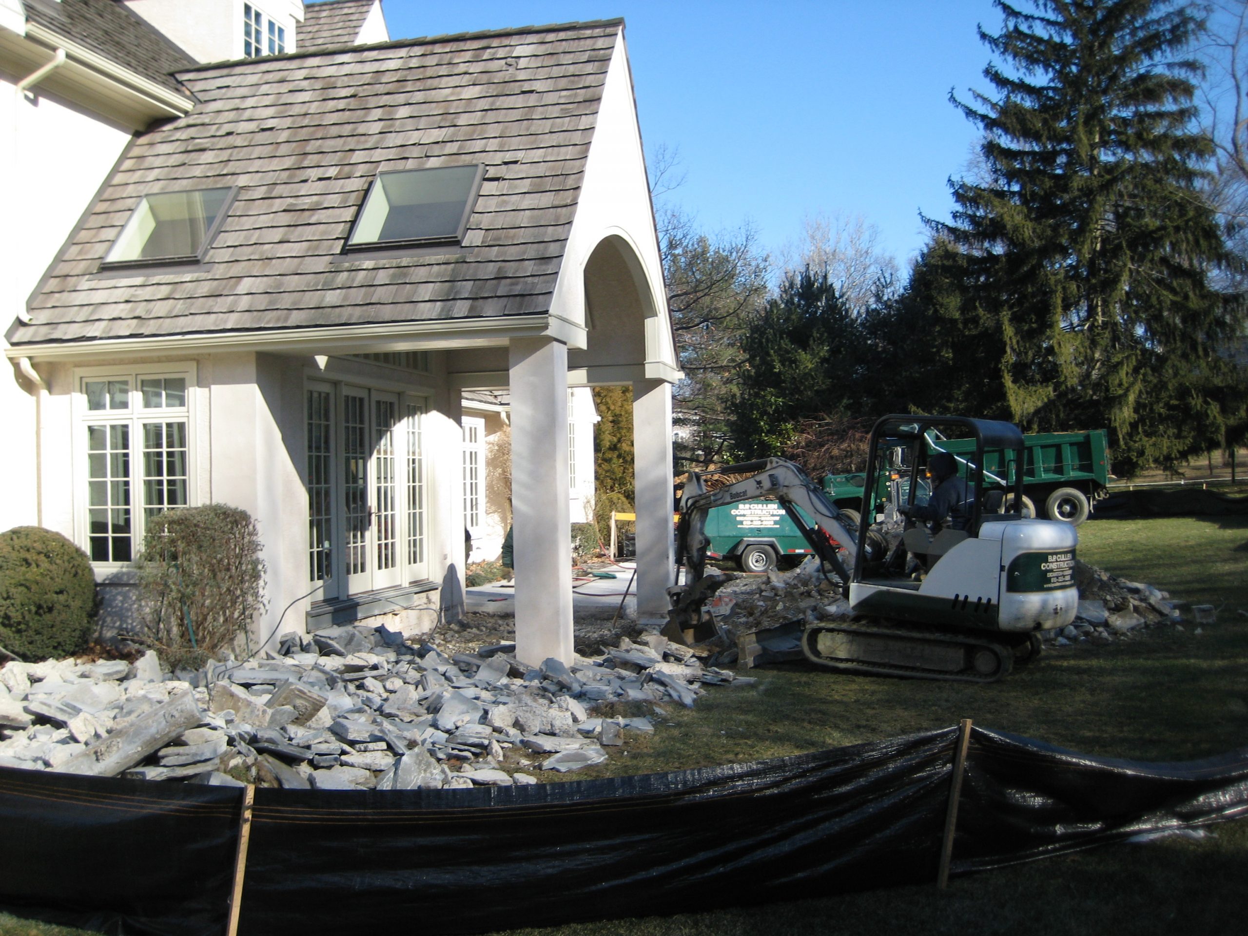 2″ REAL STONE ON HOUSE IDLEWILD RD, GLADWYNE Residential & Commercial Construction Newtown