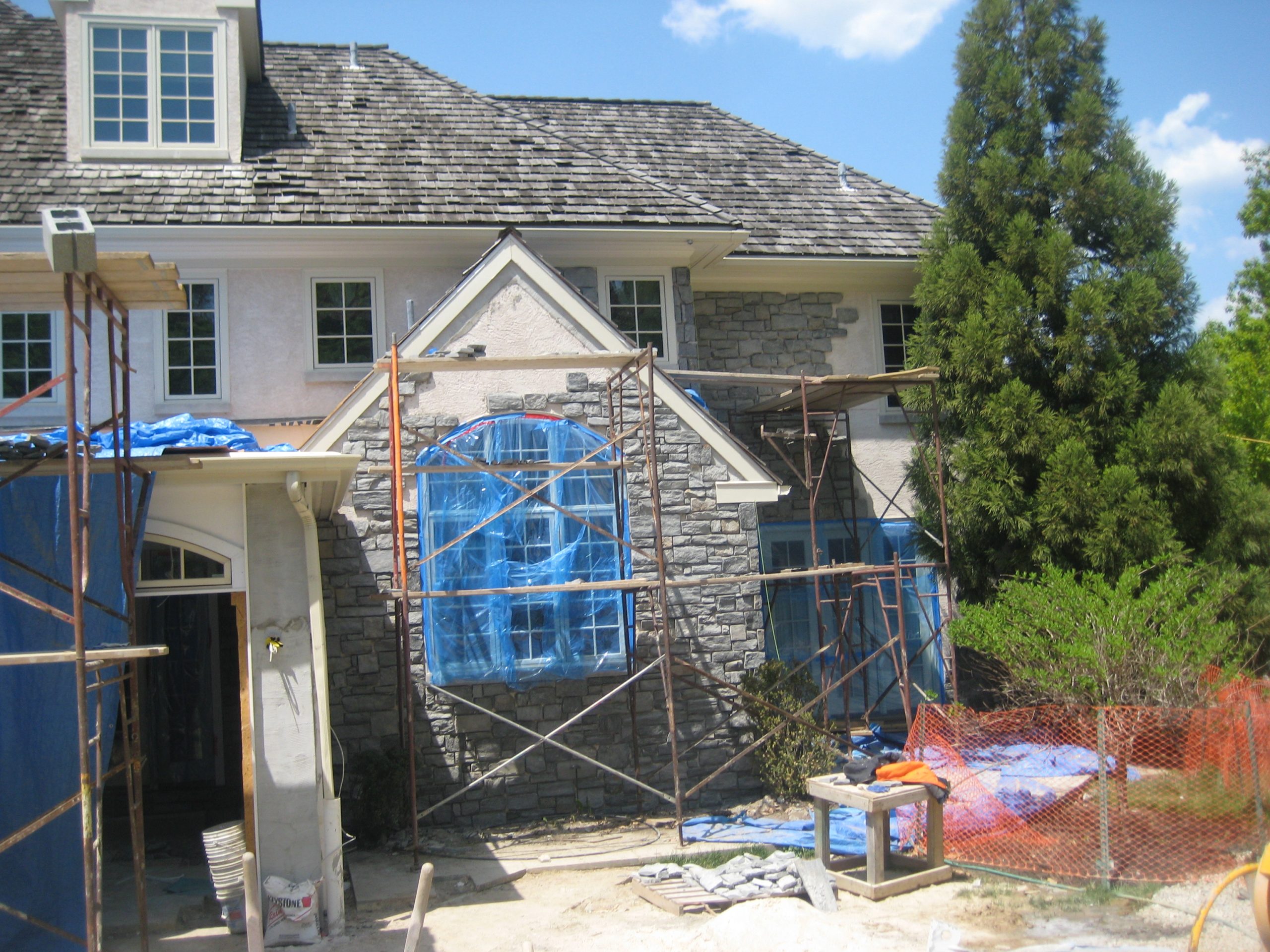 2″ REAL STONE ON HOUSE IDLEWILD RD, GLADWYNE Residential
