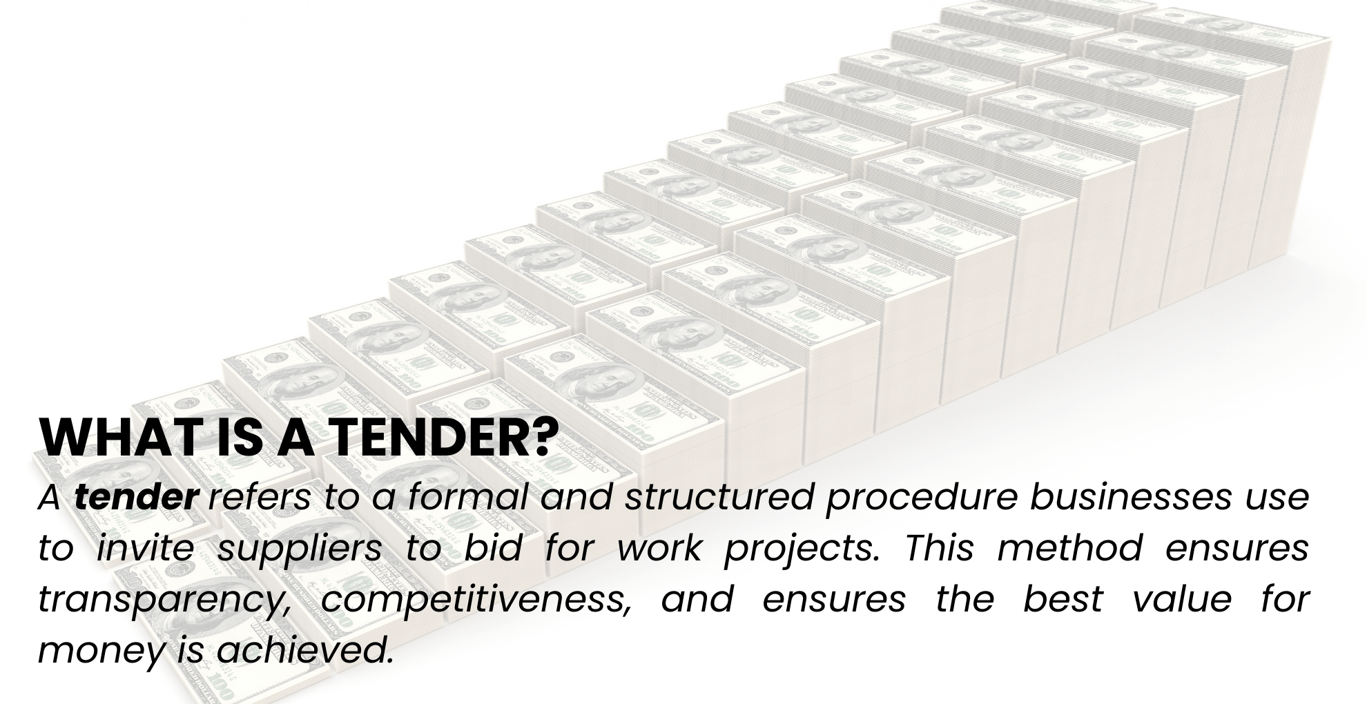 Decoding the Tender Process Your StepbyStep Guide