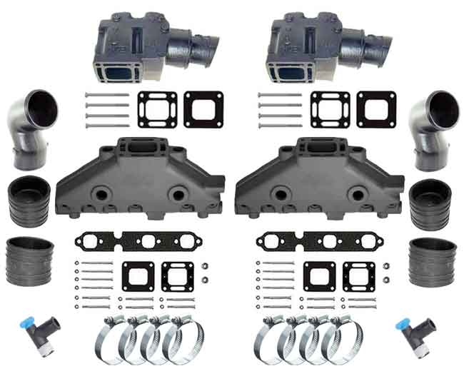 Exhaust Manifold Kits Mercruiser Basic Power