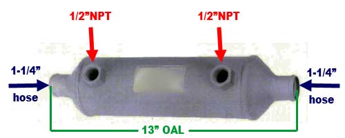 Cooler Transmission Oil 3 Inch Diameter High Pressure 39144 [Hexh39144] - $329.95 : Ebasicpower.com, Marine Engine Parts | Fishing Tackle | Basic Power Industries