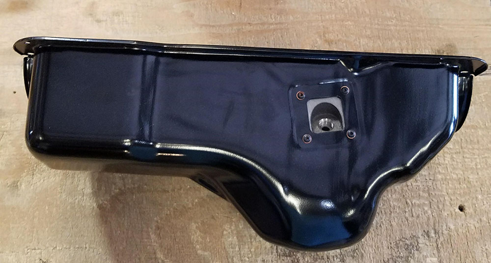 OIL PAN 302 5.0 FORD MARINE WITH DIPSTICK PROVISION [QSTOP302DSP