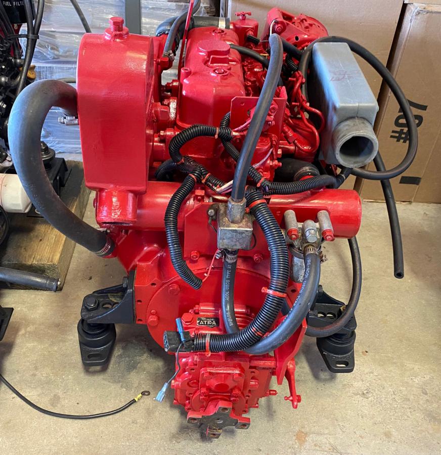 Westerbeke 3 Cylinder Marine Inboard Diesel B30 with 2.411 Tran [WBB30