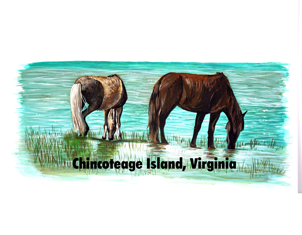 Chincoteague Ponies w/name [STK987] 5.99 Marine