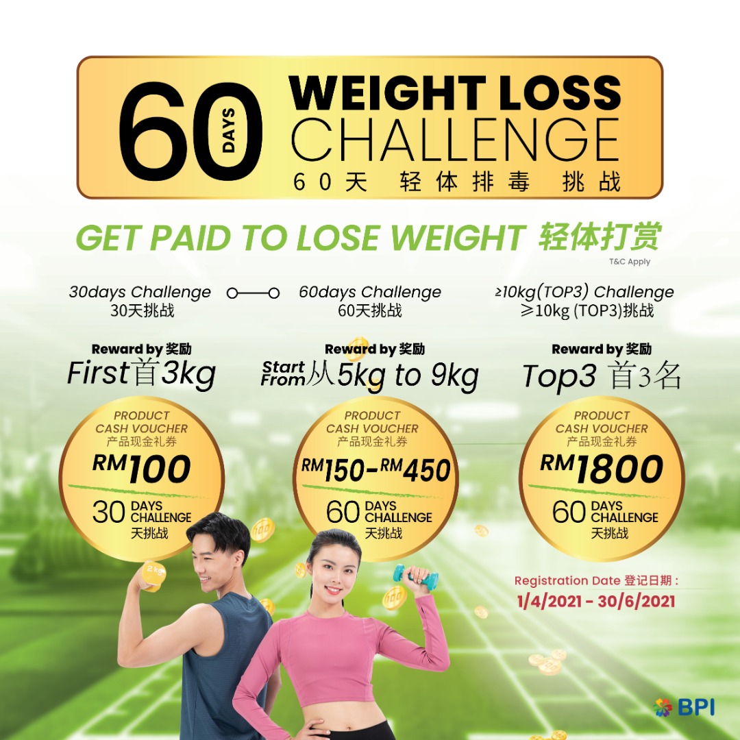 60 Days Weight Loss Challenge BPI2U