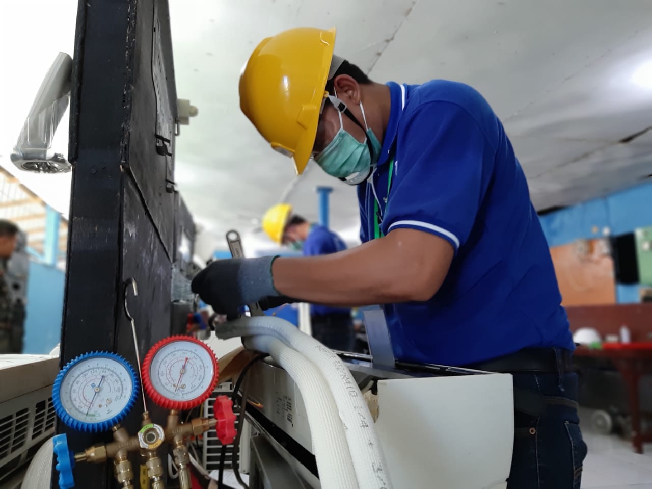 Pelatihan Kecakapan Kerja Bidang Pendingin BPLE Tiara Course