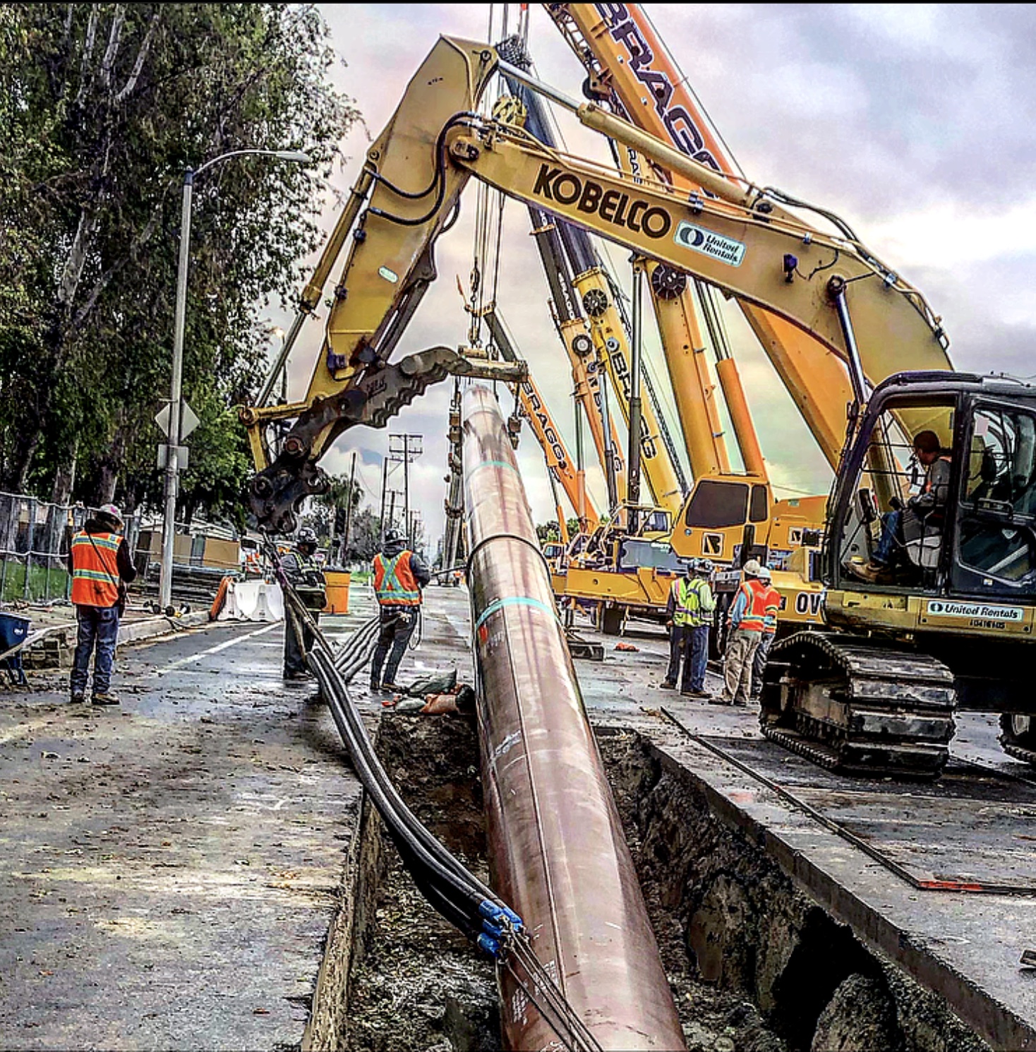 Chino, California SoCal Gas HDD 36″ Brotherton Pipeline, Inc.