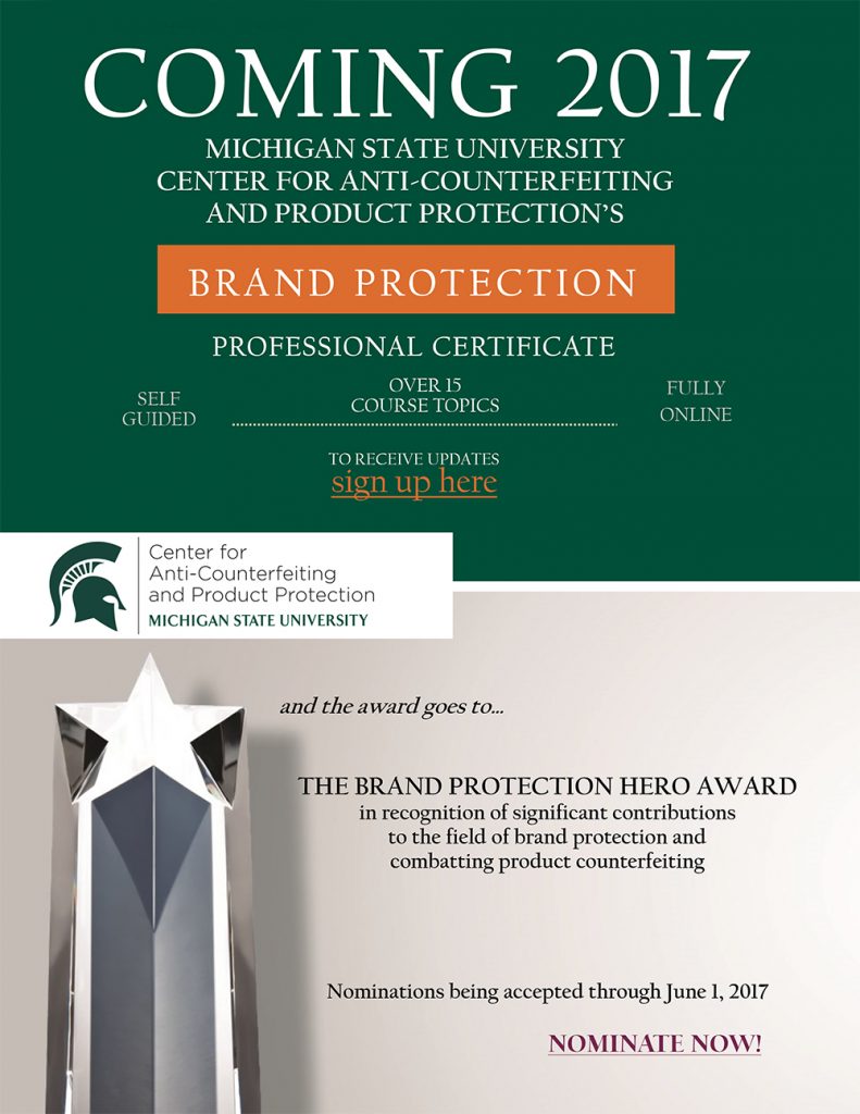 A WORD FROM ACAPP The Brand Protection Professional