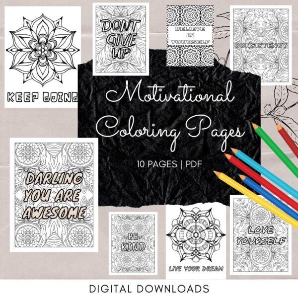 Stress Relief Inspirational Coloring Pages Unleash Your Creativity and Find Inner Peace