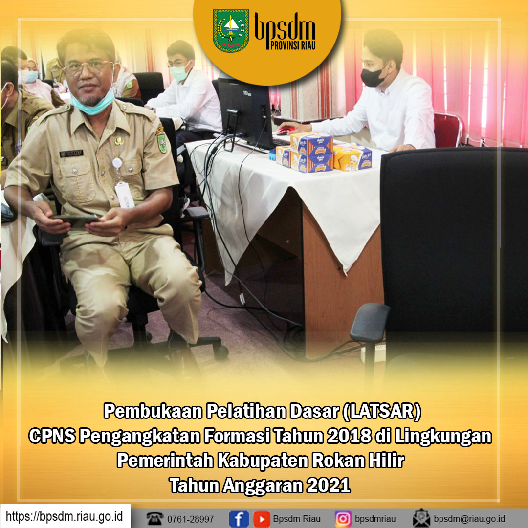 Pembukaan Pelatihan Dasar (LATSAR) CPNS Pengangkatan Formasi Tahun 2018