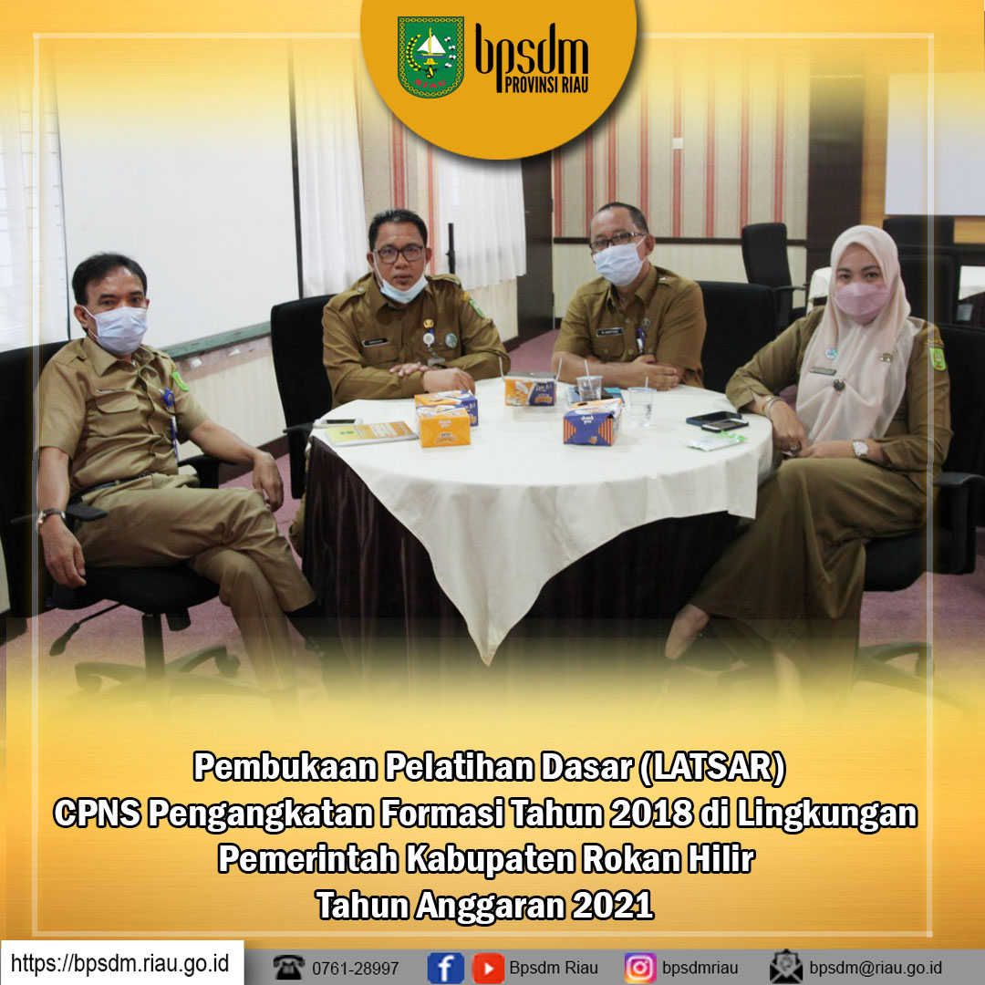Pembukaan Pelatihan Dasar (LATSAR) CPNS Pengangkatan Formasi Tahun 2018