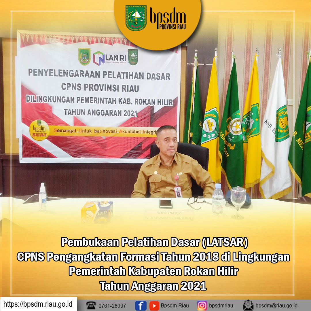 Pembukaan Pelatihan Dasar (LATSAR) CPNS Pengangkatan Formasi Tahun 2018