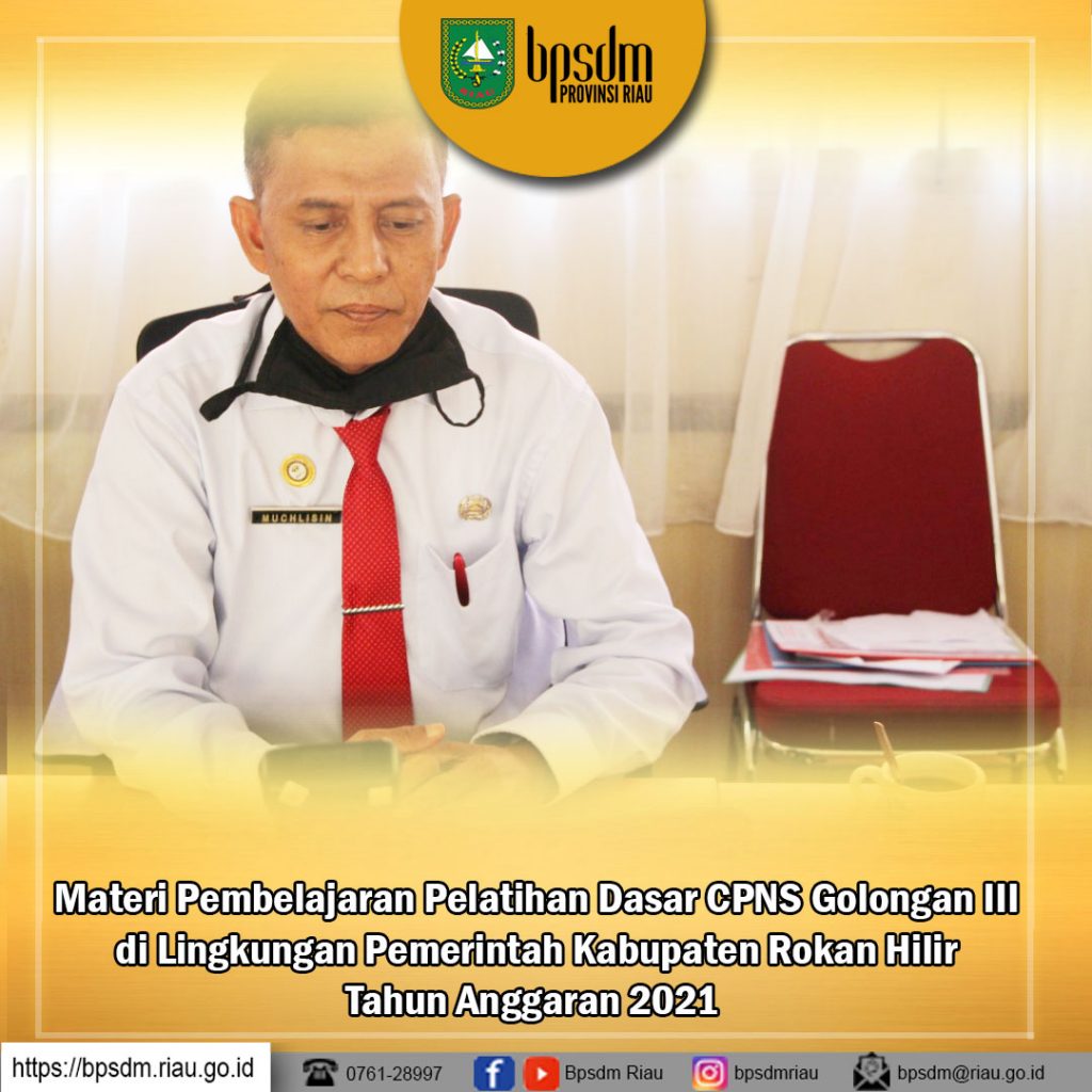 Pemberian Materi Pembelajaran Pada Pelatihan Dasar (LATSAR) CPNS