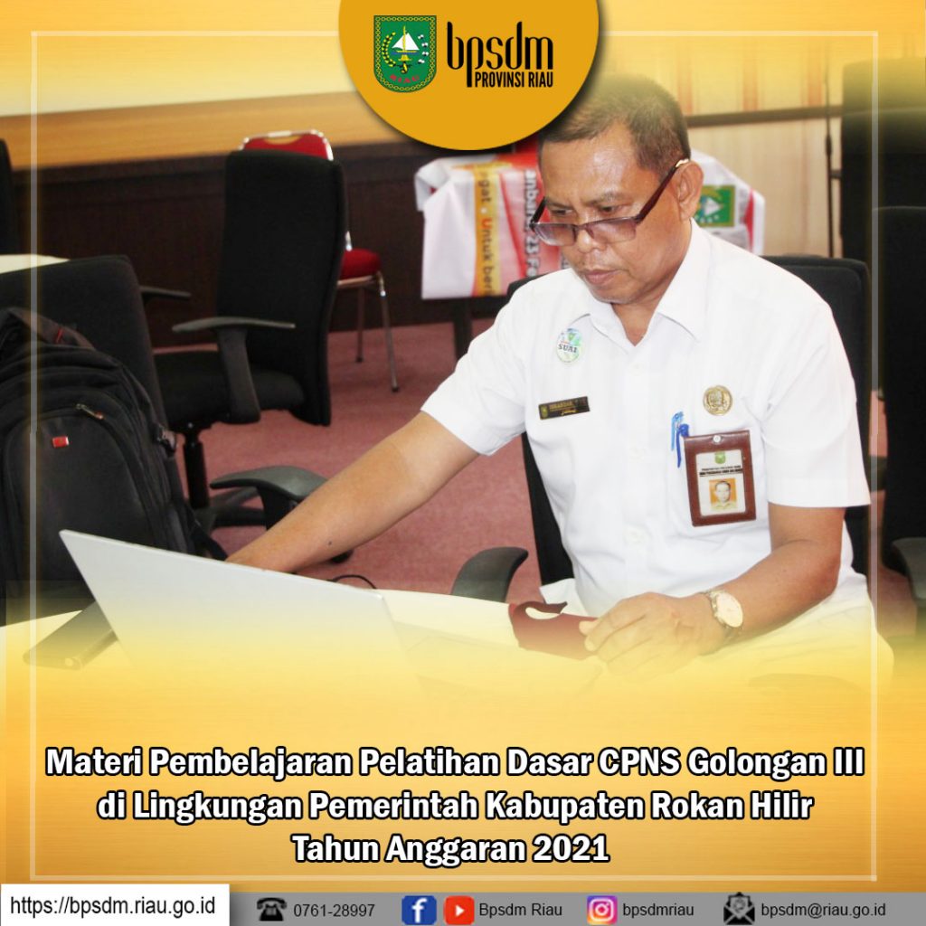 Pemberian Materi Pembelajaran Pada Pelatihan Dasar (LATSAR) CPNS