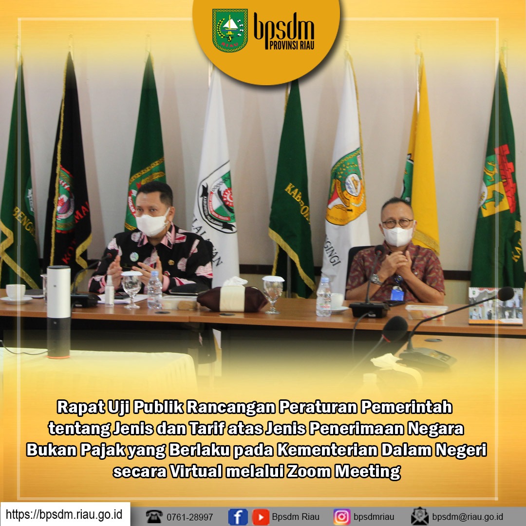 Rapat Uji Publik Rancangan Peraturan Pemerintah tentang Jenis dan Tarif