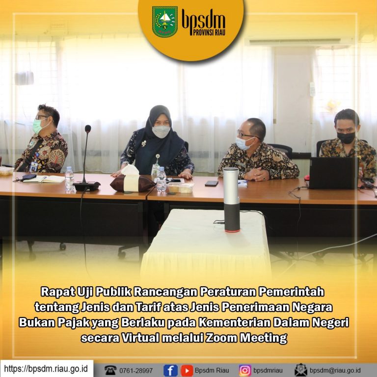 Rapat Uji Publik Rancangan Peraturan Pemerintah tentang Jenis dan Tarif