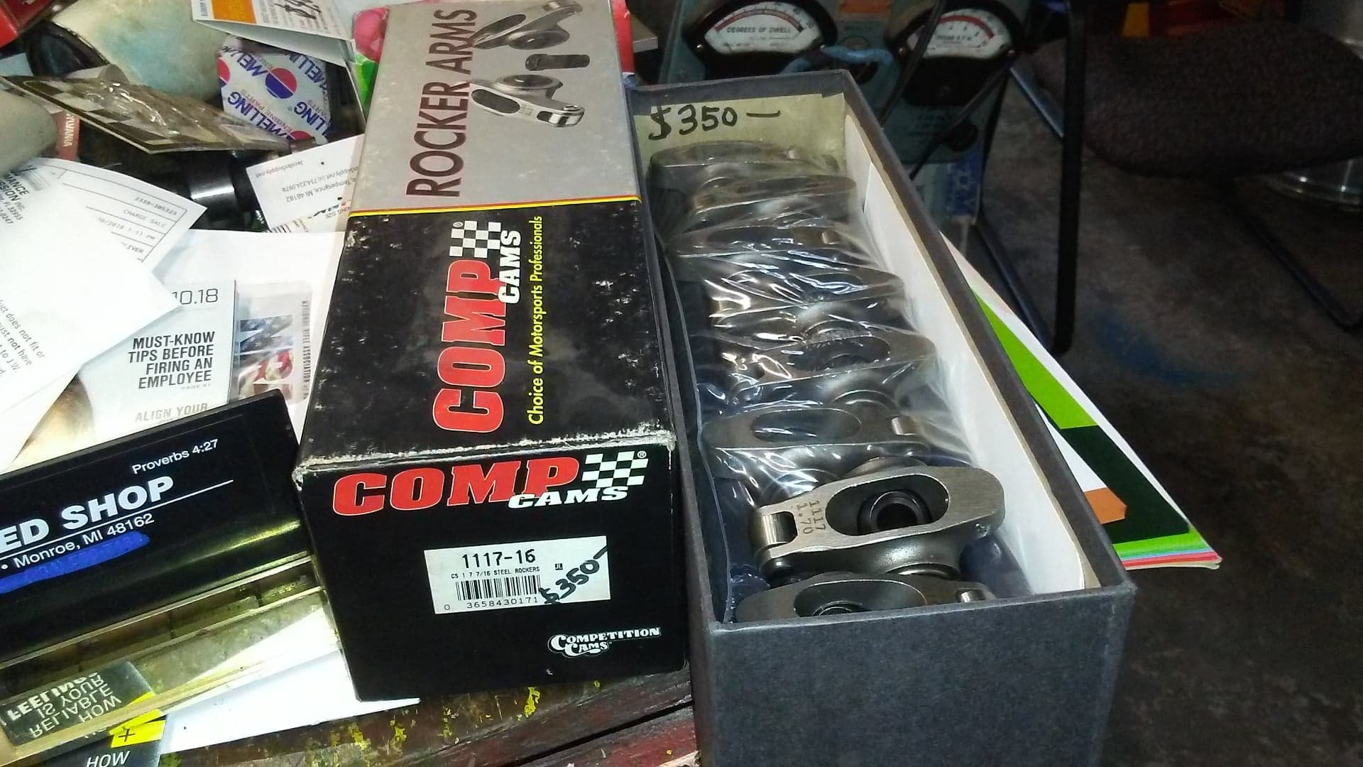 Comp Cam rockers New 181716 steel 1.7 Chevy B&P SPEED SHOP 7342429525