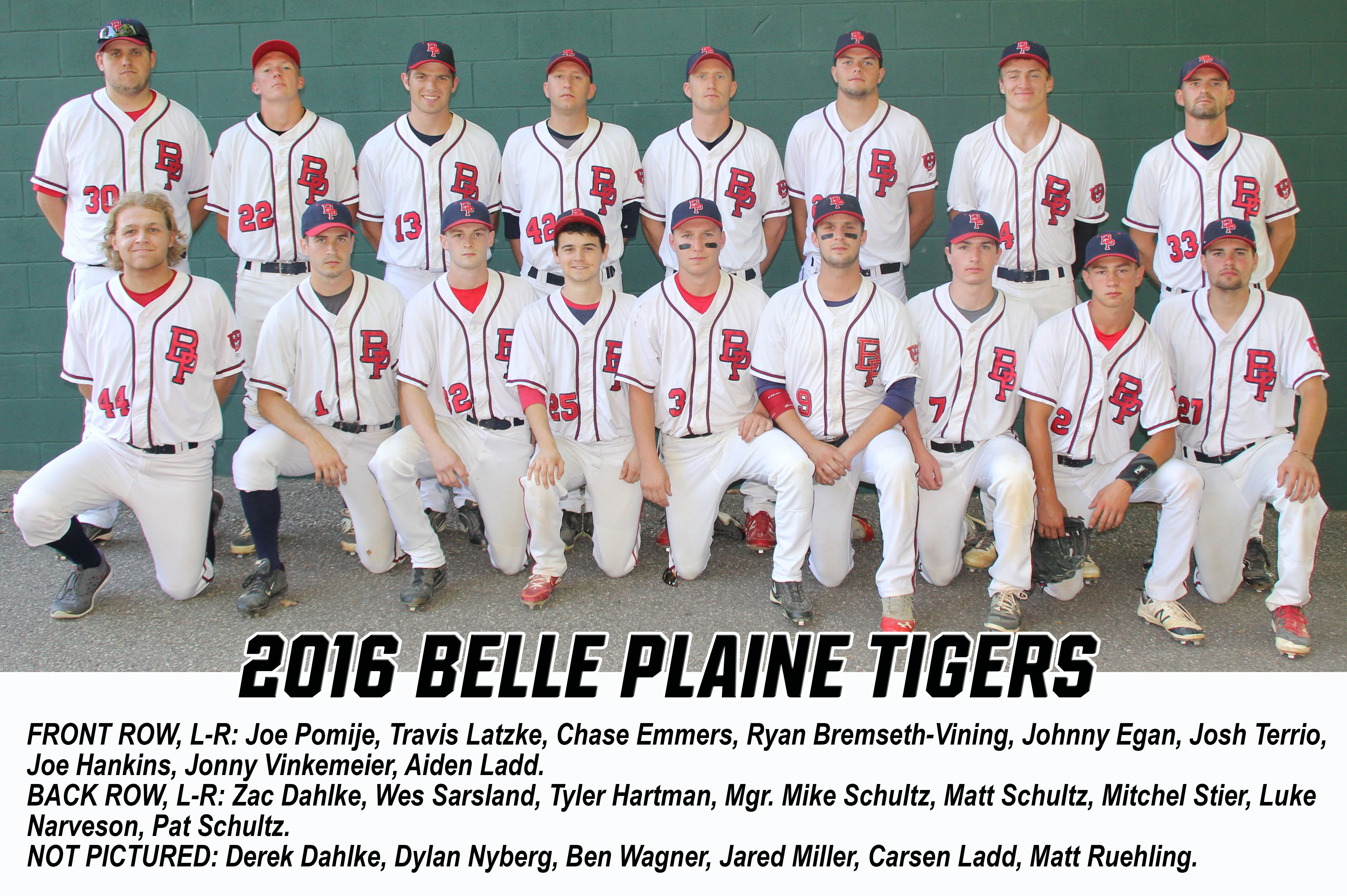 Belle Plaine Tigers Amateur Baseball Site
