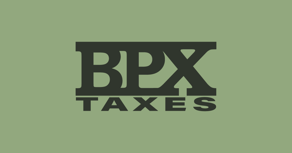 Tax Forms BPX Taxes