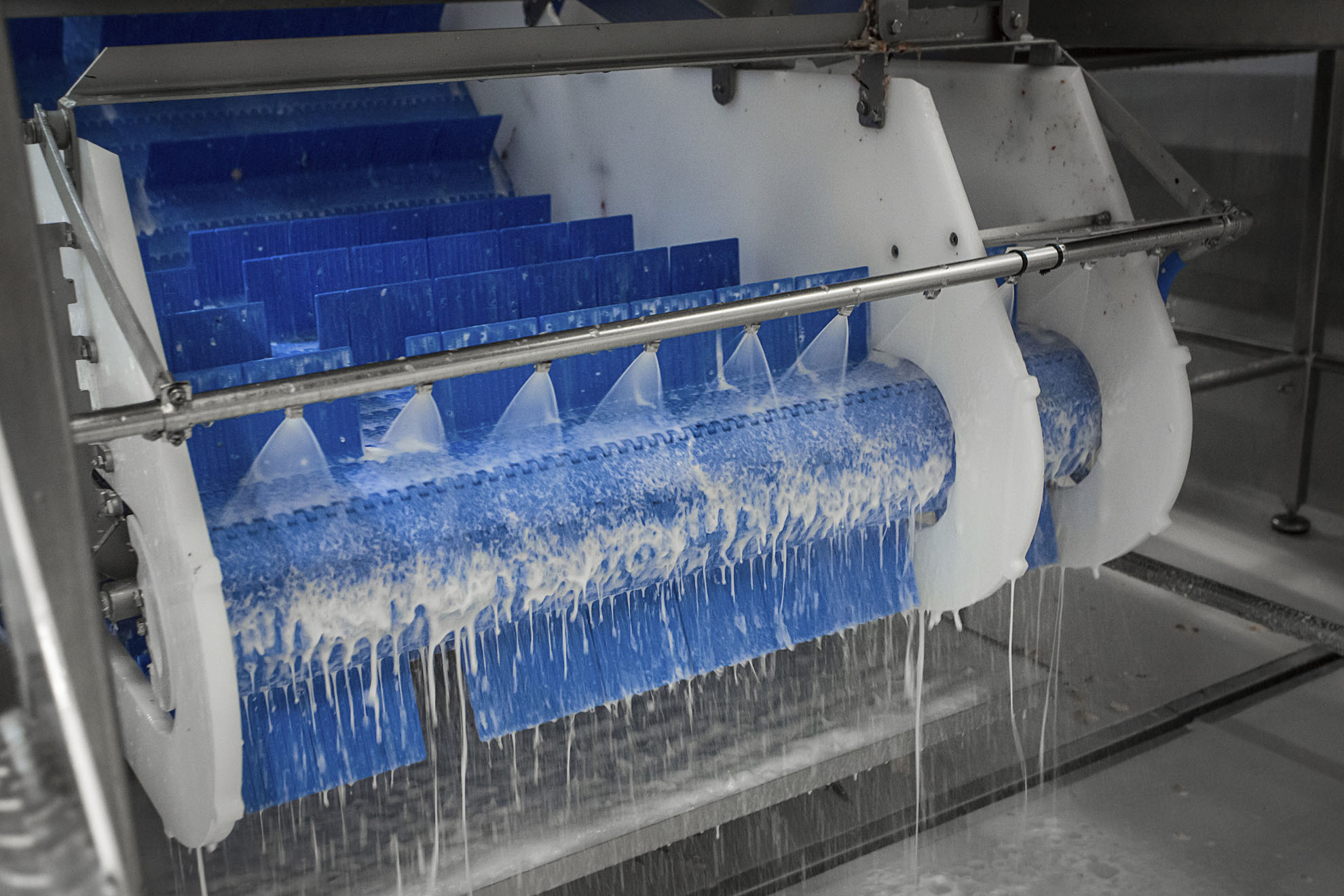 Sistema de limpeza da esteira transportadora System Cleaners