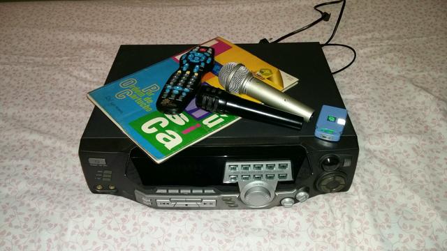 karaoke raf controle e microfone original [ OFERTAS ] Vazlon Brasil