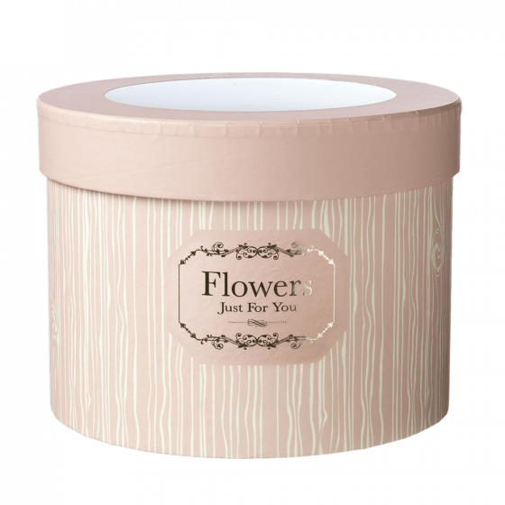 Oxford Lined Hat Box with Clear Lid Pink Set of 3 Braaks