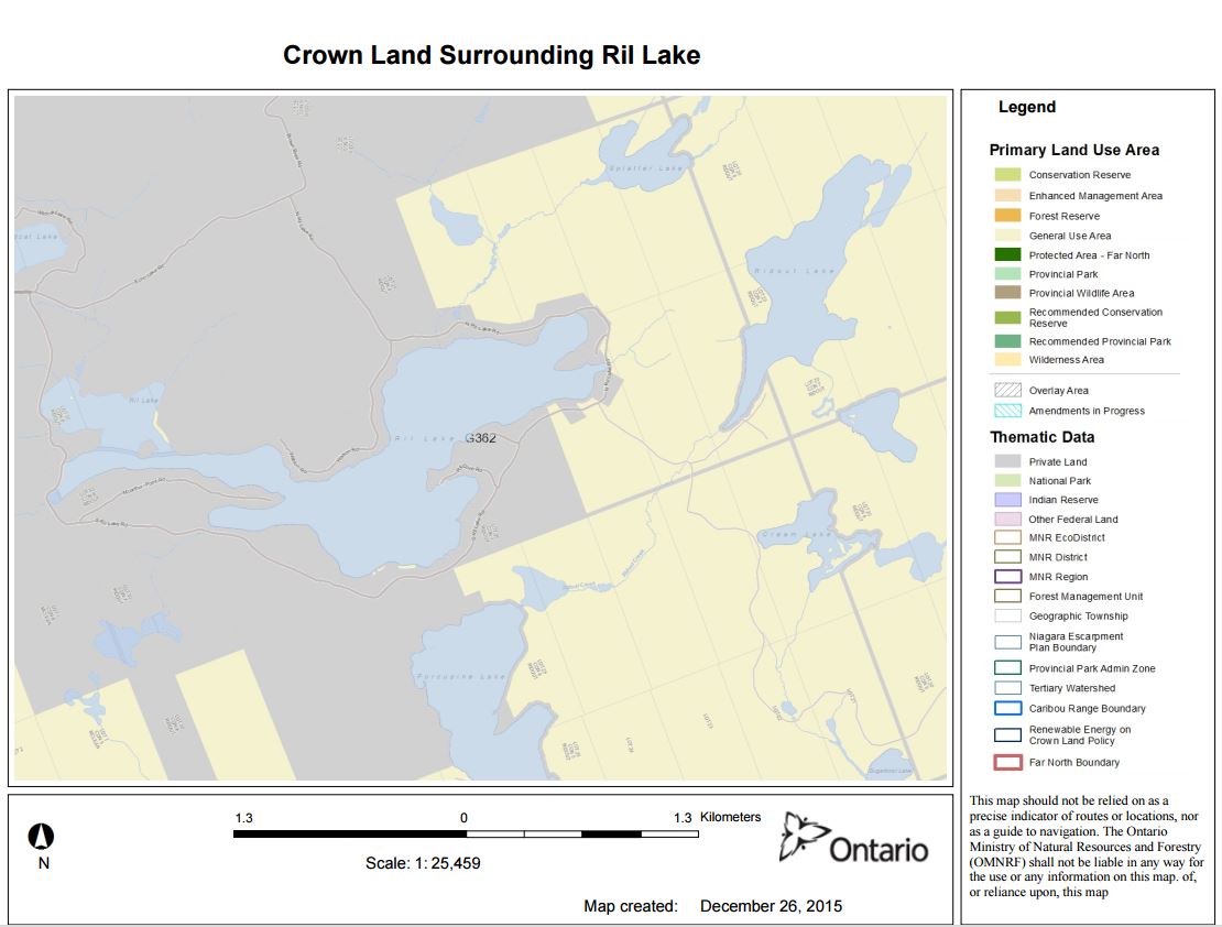 Ril Lake (Lake of Bays)