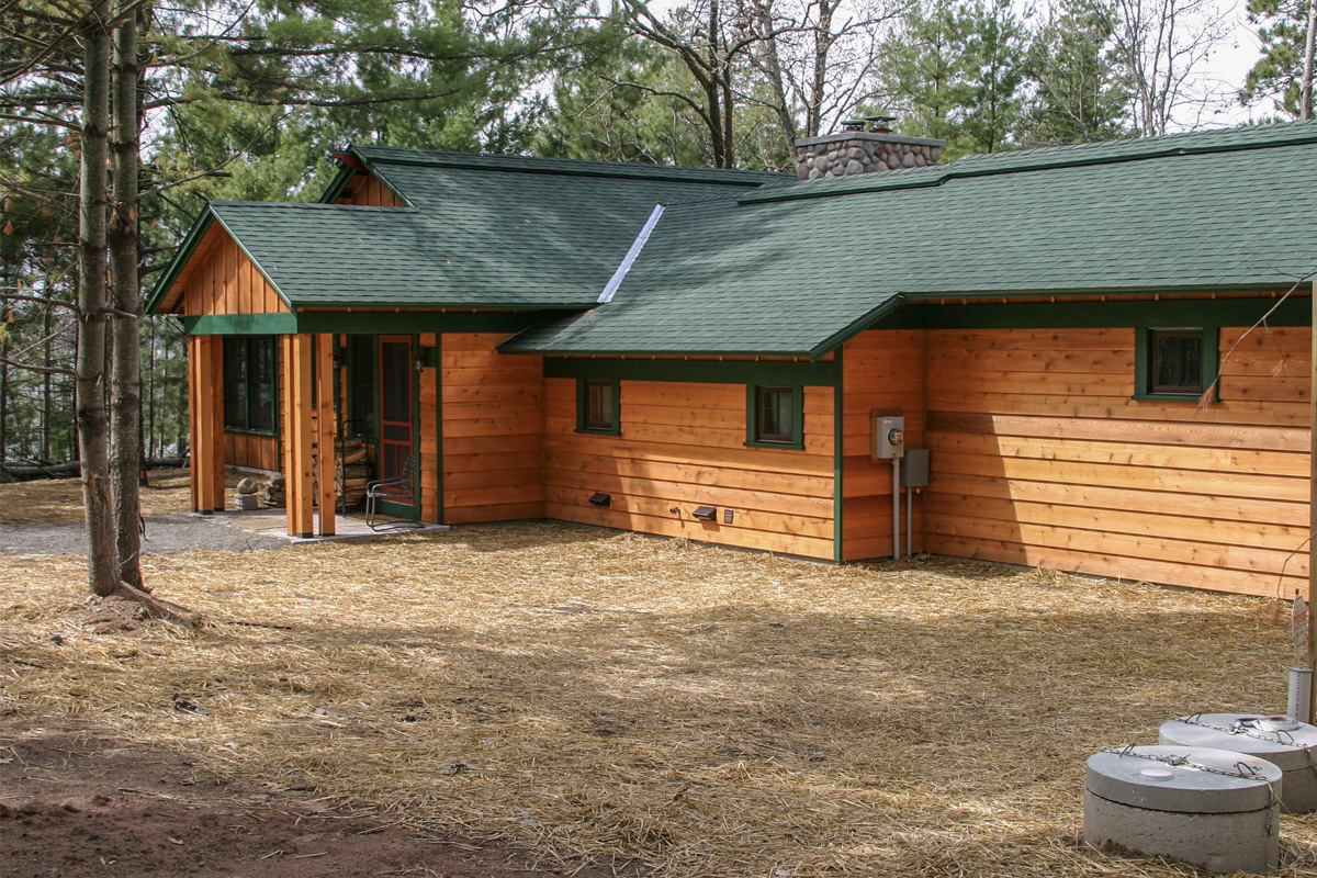 Rustic Lake Cabin New Construction Near Spooner, WI
