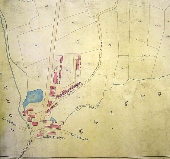 Bailiff Bridge in the early 19th century Bradford and District