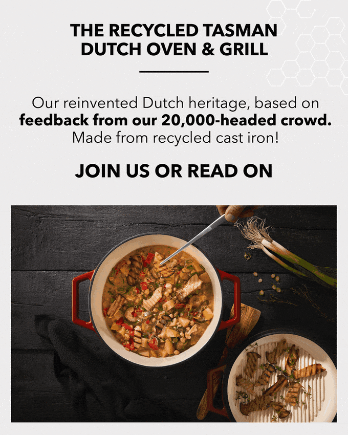 The Tasman The Recycled Dutch Oven & Grill Lifestyle