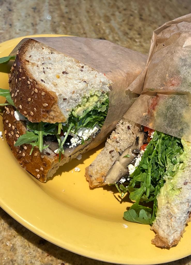 Portobello sandwich Bradley's Cafe