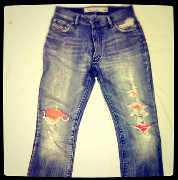 DIESEL denim repair “Before” Brad Master